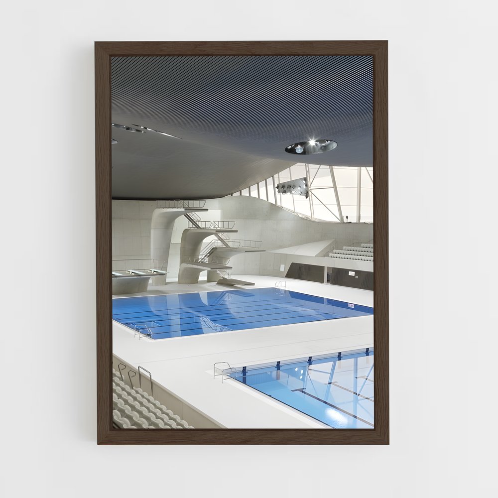 Poster Plongée Olympique – affiche Plongeon depuis une plateforme (vue 5)